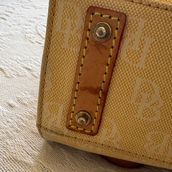 Vintage Dooney & Bourke Brown Monogram Canvas Tote